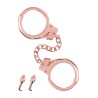 Menottes pour poignets en métal or rose