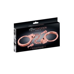 Menottes pour poignets en métal or rose