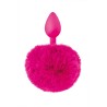 POMPOM FUCHSIA ANAL PLUG