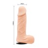 Czarna uprząż strap-on realistyczne dildo 15 cm
