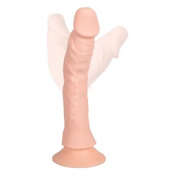 Giętkie elastyczne żylaste dildo z wibracjami 21,5