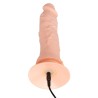Giętkie elastyczne żylaste dildo z wibracjami 21,5