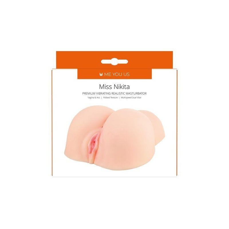 Masturbator- Me You Us Miss Nikita Premium Vibrating Realistic Masturbator Flesh