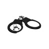 Kajdanki metalowe erotyczne bdsm bondage czarne
