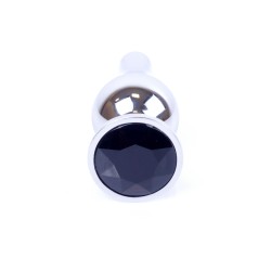 Stalowy korek analny plug do anusa kryształek 9cm
