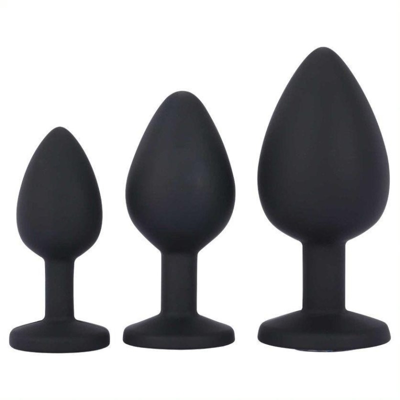 Zestaw 3 korki analne sex zatyczka plug ozdobny Zestaw 3 korki analne sex zatyczka plug ozdobny