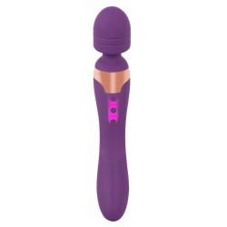Wibrator i masażer łechtaczki 2 końce 21cm 8trybów