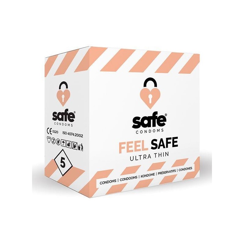 SAFE - Condooms Voelen Veilig Ultra Dun (5 stuks)