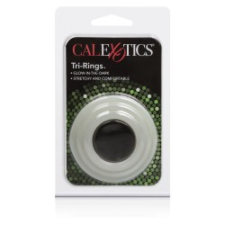 Pierścień-TRI-RINGS GLOW IN THE DARK