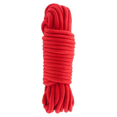 Wiązania-BONDAGE ROPE 10 METER RED