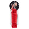 Wiązania-BONDAGE ROPE 10 METER RED
