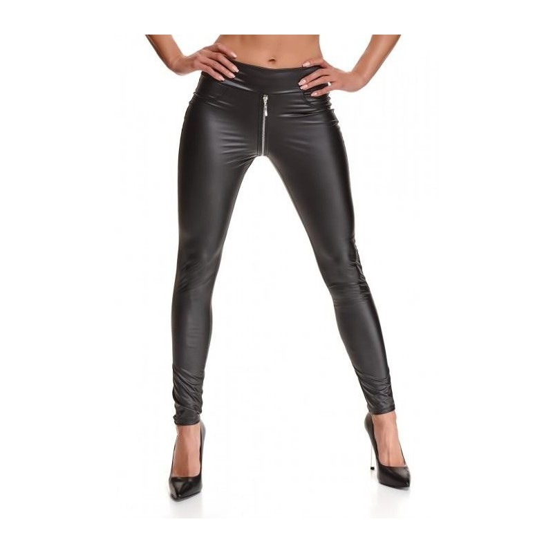 Bielizna - BRMADDALENA001 leginsy czarne rozmiar XL