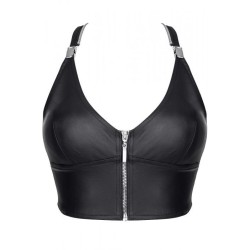 Bielizna - BRZITAI001 top czarny rozmiar XL