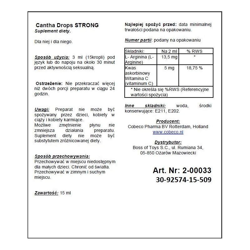 Krople podniecające na libido pożądanie unisex 15m Krople podniecające na libido pożądanie unisex 15m