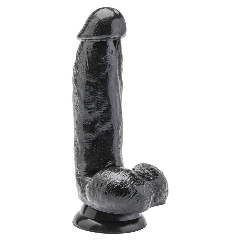 Dildo z jądrami przyssawka realistyczny penis 15cm Dildo z jądrami przyssawka realistyczny penis 15cm