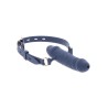 Silicone Breathable Penis Gag Blue