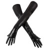 Rękawiczki lateksowe długie czarne unisex bdsm sex