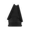 No.48 - Cockring with Ball Strap - Black