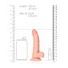 Realistyczne żylaste dildo z przyssawką 17 cm