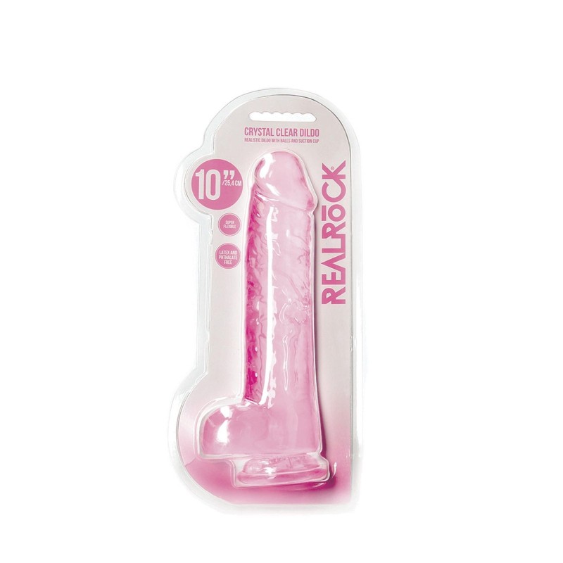 Duże żylaste dildo z przyssawka i jądrami 25,4cm Duże żylaste dildo z przyssawka i jądrami 25,4cm