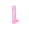 Duże żylaste dildo z przyssawka i jądrami 25,4cm