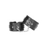 Plush Bonded Leather Ankle Cuffs - With Adjustable Straps