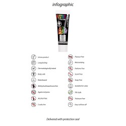 Extra Thick Lubricant - Rainbow - 0.8 fl oz / 25 ml