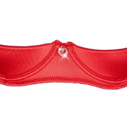 Shelf Bra Set red 85B/L