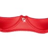 Shelf Bra Set red 85B/L